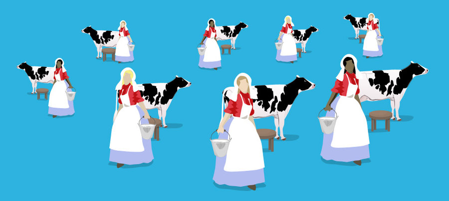 Milk maids the heat image