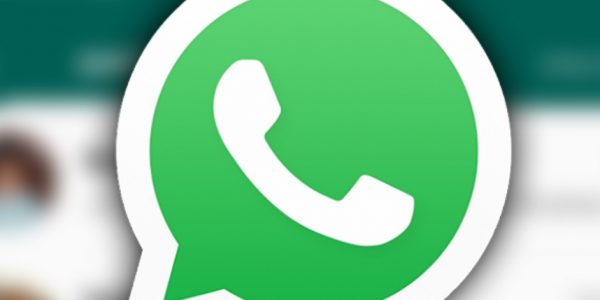 An icon of a phone in a Whatsapp symbol.