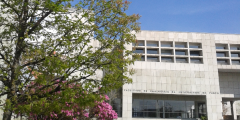 A photograph of the Faculty of Engineering of the University of Porto, Portugal.