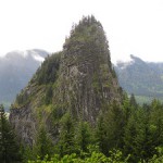 A photograph of Beacon Rock, Washington State Park