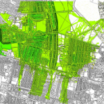 An example map from a GIT Toolbox illustrating multiple benefits for Blue-Green infrastructure (WP1)