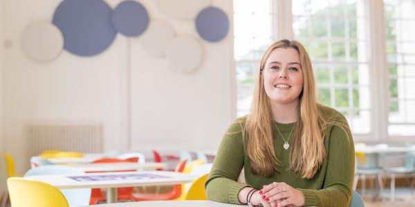 Freya in the Portland Building