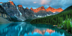 Mountain scence in Alberta, Canada