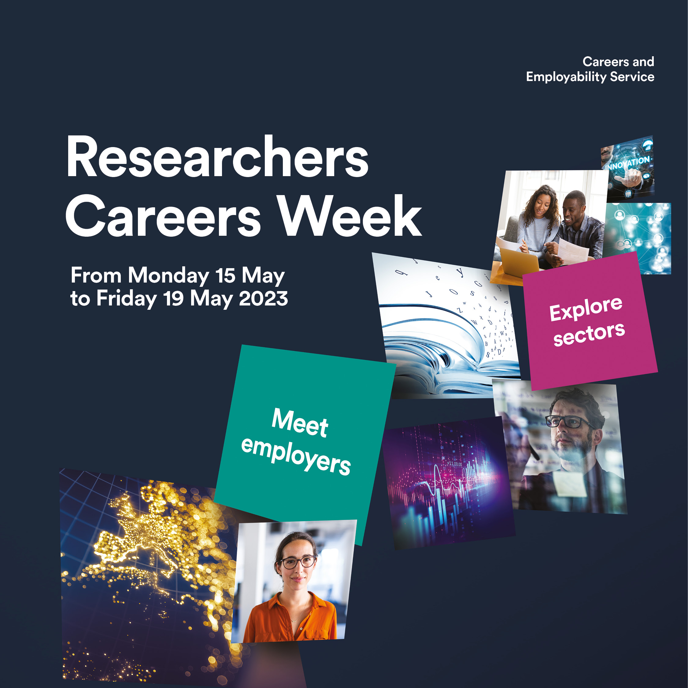 Researcher Careers Week, Monday 15 May to Friday 19 May 2023