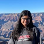 Alisha D'Souza in Arizona as part of her study abroad