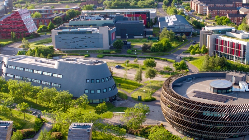 University of Nottingham Innovation Park aerial view
