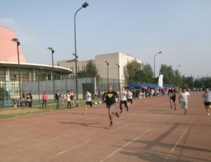 UNNC sports day 100 metres
