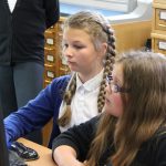 Image of Grassmoor students using equipment in the DHC.