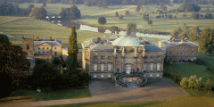Kedleston Hall, Aerial view, (digitsied slide from the Humanities slide collection, DHC, UoN)