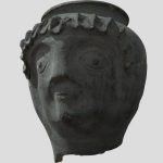 Screengrab of Roman Face Pot from sketchfab