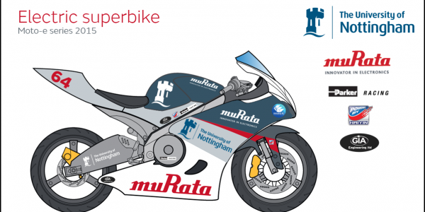 Bike with logos