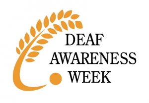 Deaf Awareness Week logo