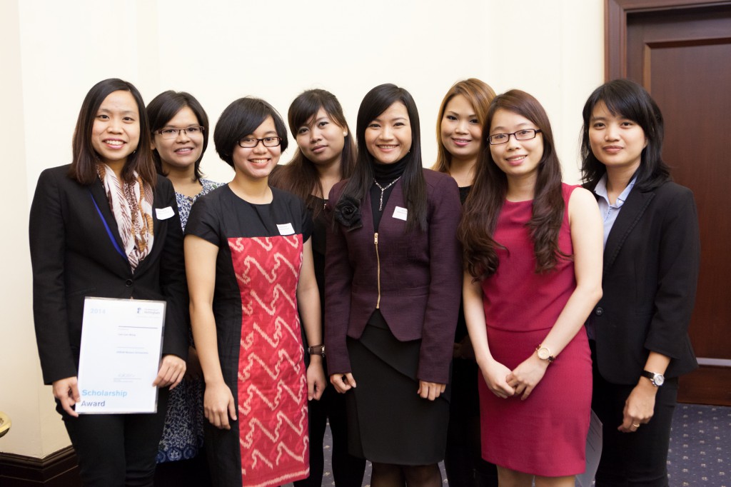 Meredita and the other ASEAN scholarship award winners