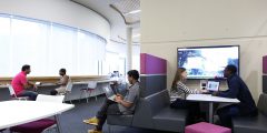 Students in George Green Library