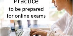 Practice to be prepared for exams