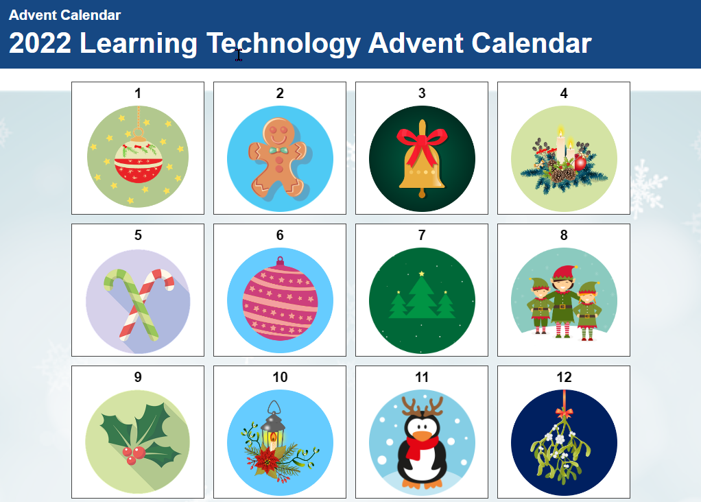 Advent Calendar graphic