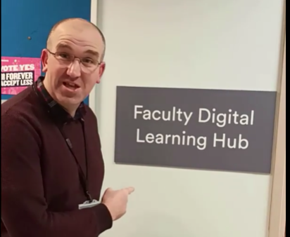 Dave Corbett at the MHS Digital Learning Hub