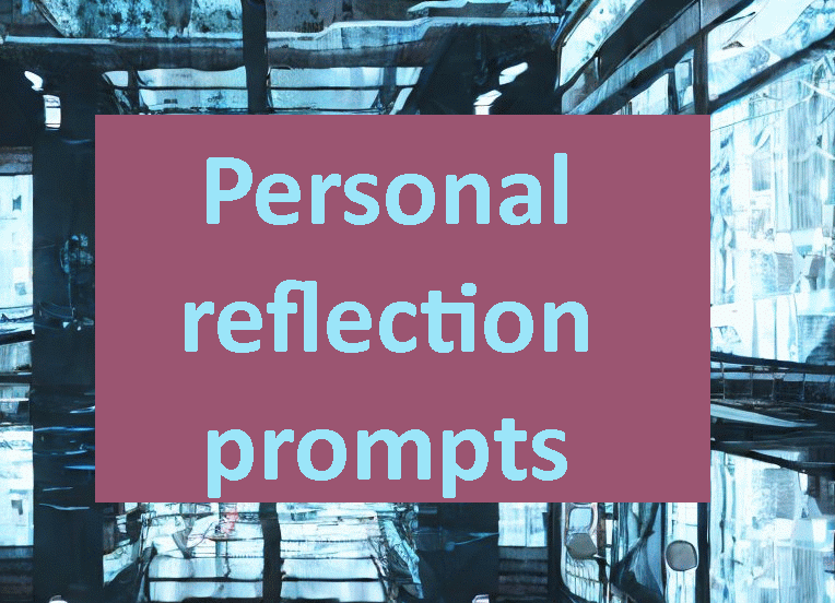 Personal reflection prompts title slide