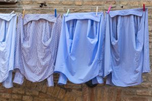 clothes on a washing line