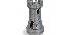A 3D chess piece - the rook