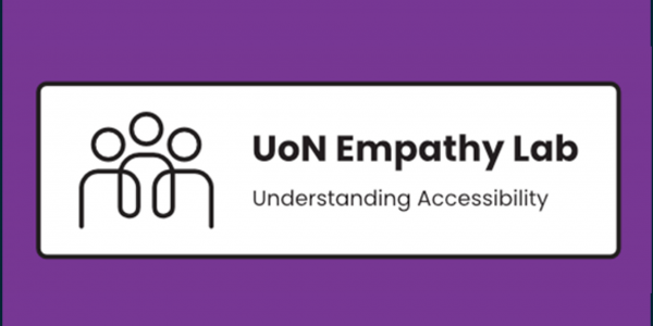 UoN Empathy lab logo: Understanding Accessibility