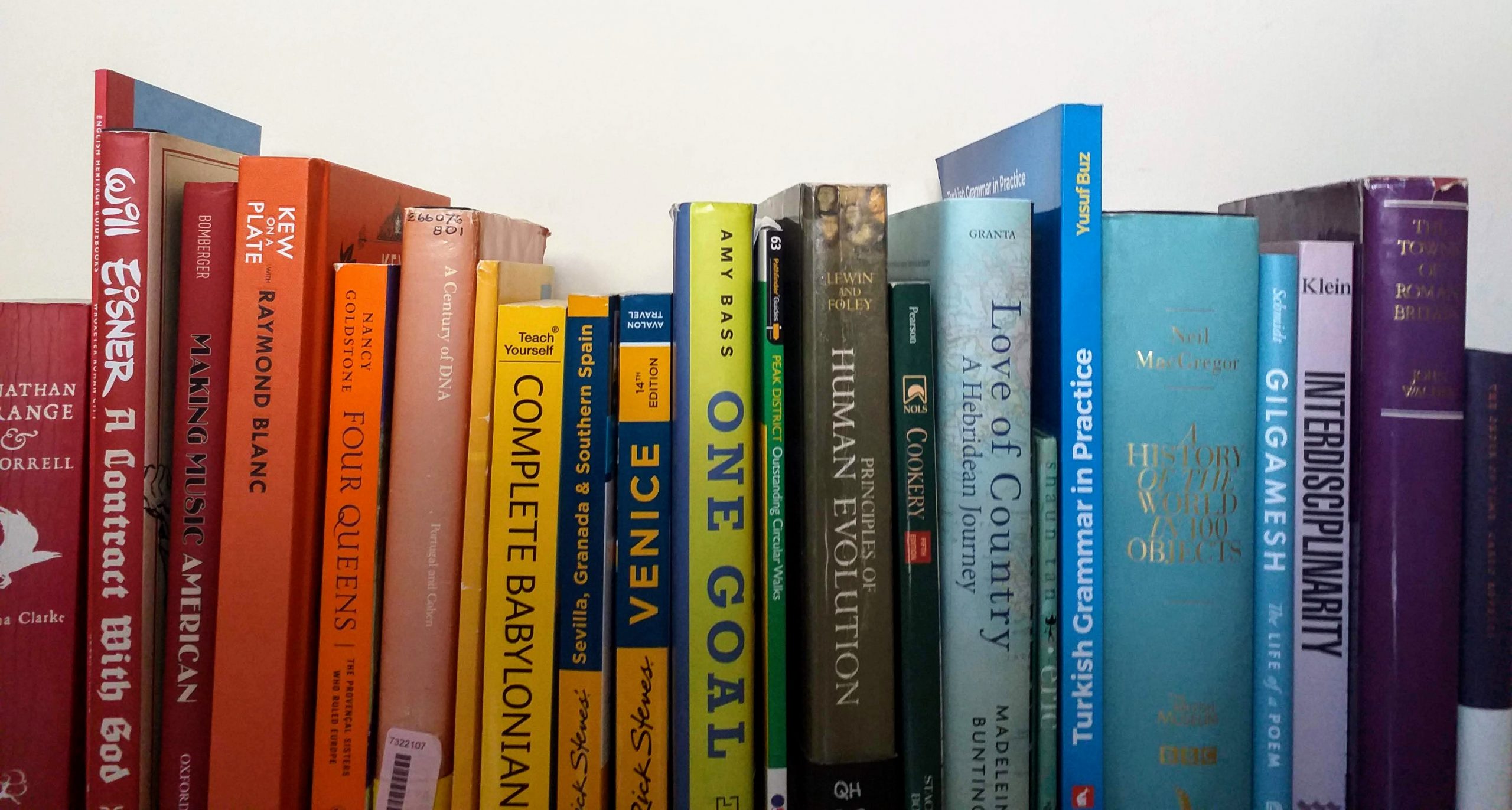 An interdisciplinary bookshelf