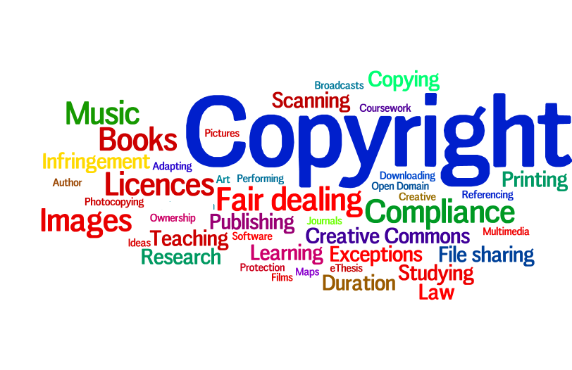 Copyright tag cloud