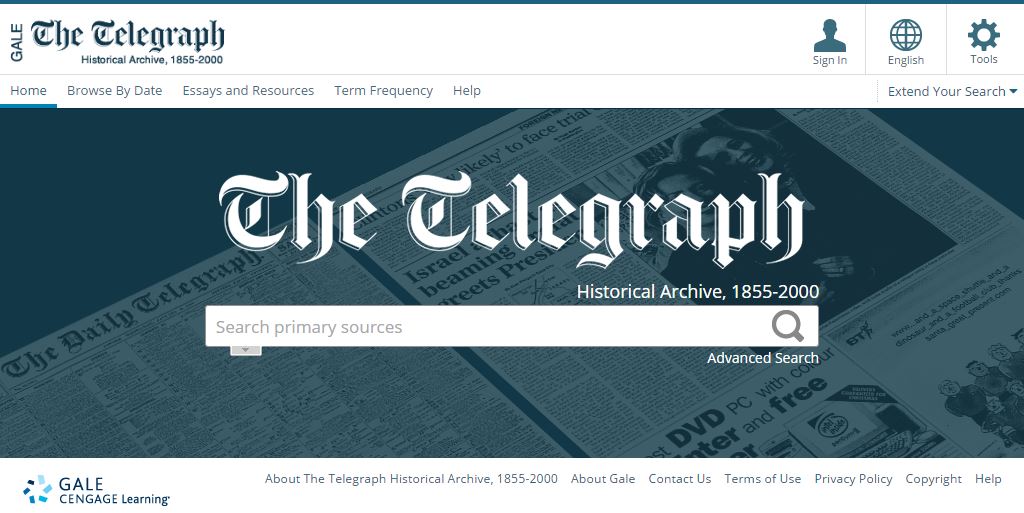 Telegraph Historical Archive