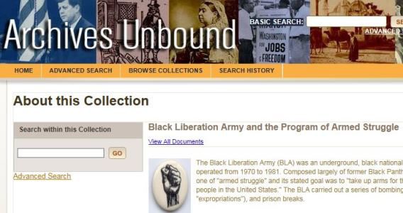 Black Liberation Army and the Program of Armed Struggle