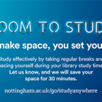 Room to Study flyer