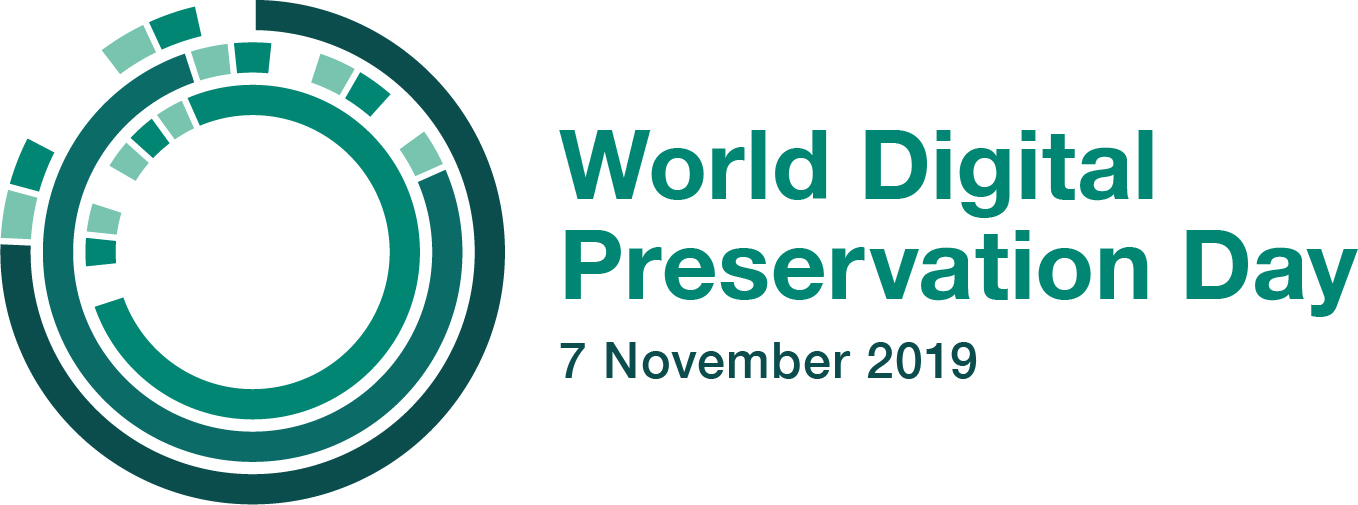 World Digital Preservation Day logo. 7 November 2019.