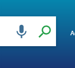 Microphone icon in the NUsearch search box