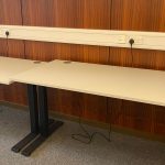 Hallward Library Height Adjustable desks