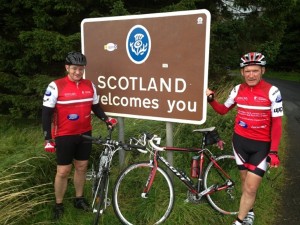 Nick and David reach Scotland