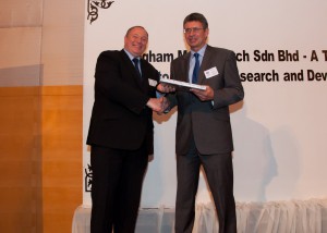 Professor Graham Kendall (CEO, MyResearch), Mr Ray Kyles (Acting Britsih High Commissioner to Malaysia)
