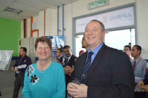 Professor Christine Ennew and Professor Graham Kendall at the event