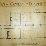 Derwent Valley Water Board plan of Canteen at Birchinlee