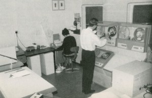 Photograph of the Trent River Authority's Water Resources Section computer