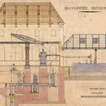 Section of Papplewick Pumping Station engine house and boiler house, c.1883