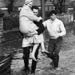 Flooding in Bulwell, 1960. Courtesy of the Nottingham Post Group