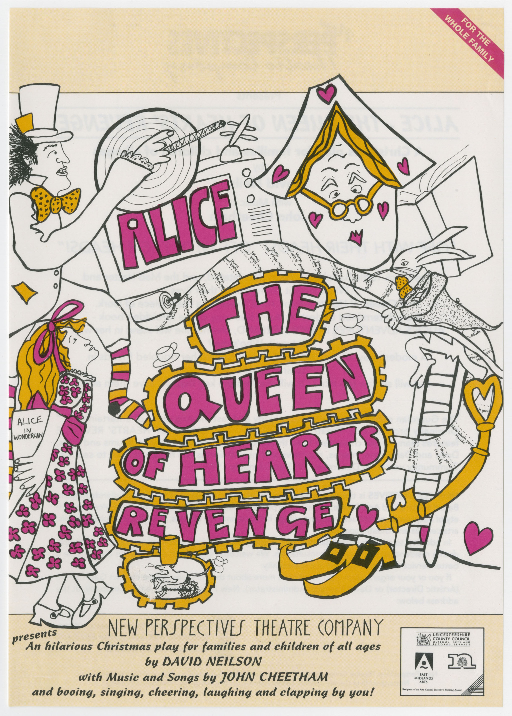 Flyer, 'Alice: The Queen of Heart's Revenge', 1993 (Ref NPT 2/53/5)