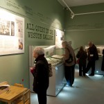 Photograph of the opening of the All Quiet in the Weston Gallery exhibition