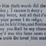 Ann Chiswick accepts John Painter's marriage proposal, taken from 'A Nottingham Tragedy'.
