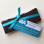 Chocolate bar issued to archivists at the annual conference
