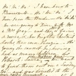 Letter from Mrs Marlay to her son Briinsley, My 2671/1