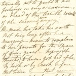 Page from Letter from Mrs Marlay to her son Brinsley, My2671/2 contd.