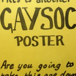 Gay Soc poster, 1980