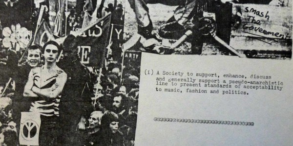 Punk Society flyer 1980