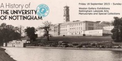 Going Global: A History of The University of Nottingham, Exhibition at the Weston Gallery, Nottingham Lakeside Arts