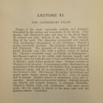 Printed pamphlet relating to the (London) University Extension Lectures syllabus of a course of lectures on Early English Literature from the origins to Chaucer to be delivered by J. Churton Collins (1888). Ref: Bd 70